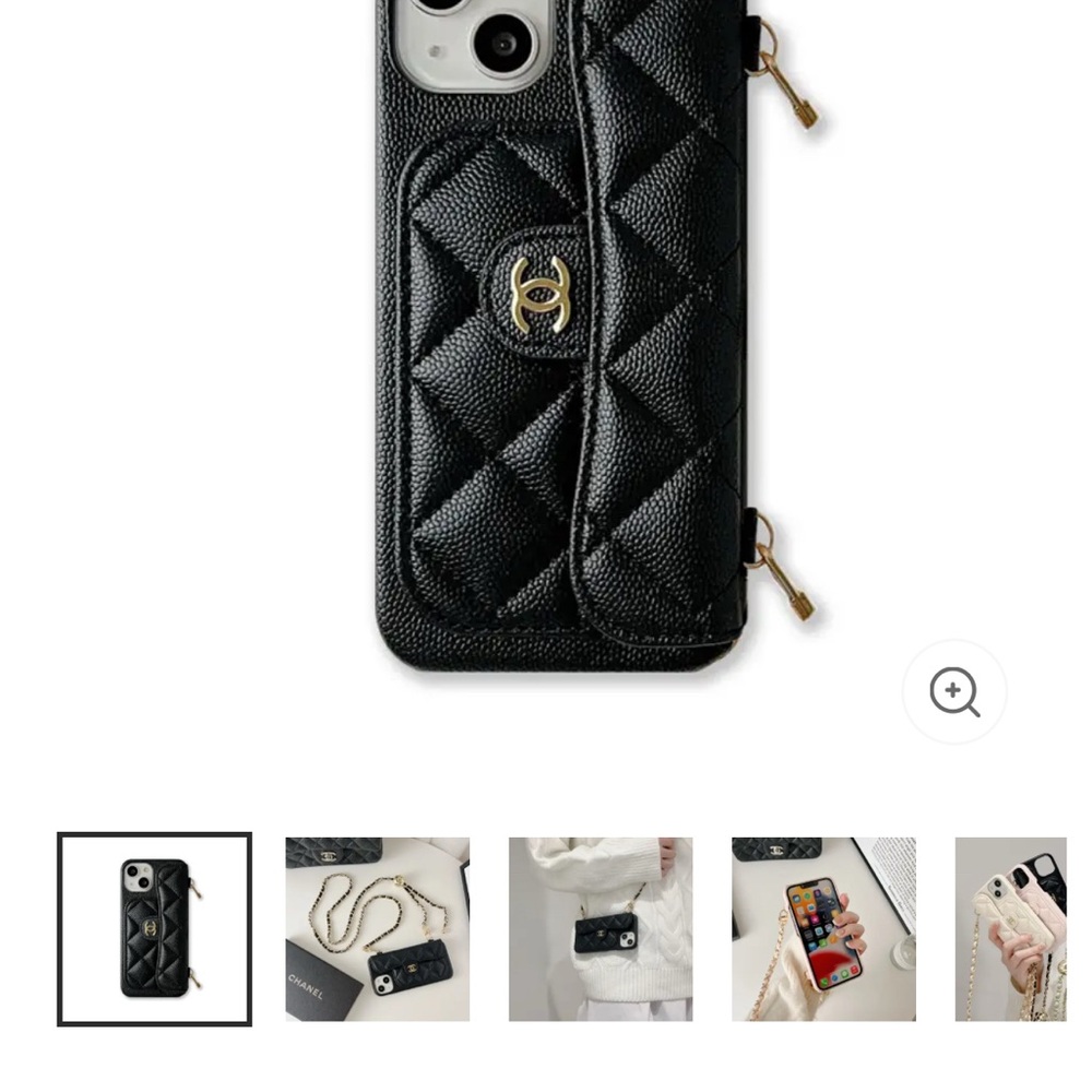 iPhone 16 pro Chic Black Quilted Phone Case
